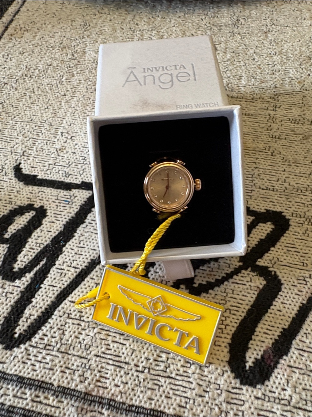 Invicta Angel Rose Gold Jewelry Watch Box. New